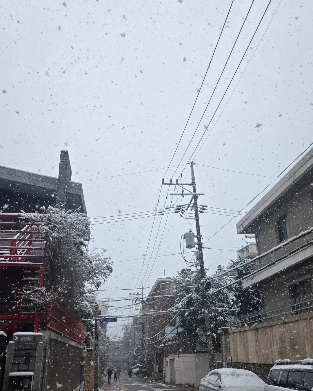 눈 내리는 거리